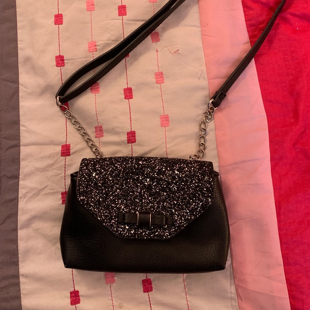 Black mini purse